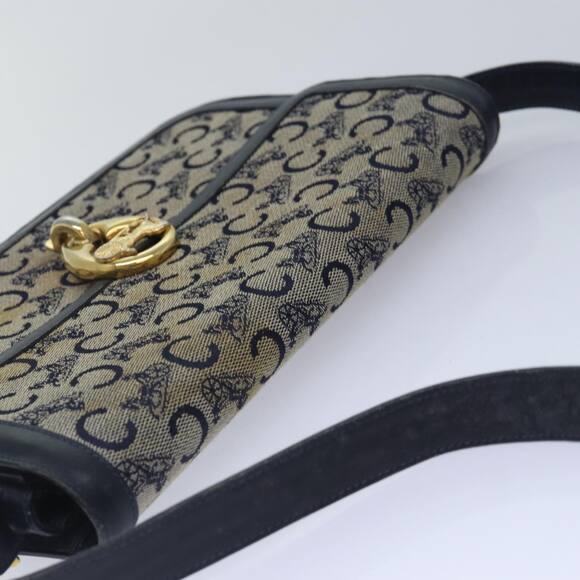 CELINE C Saluki Shoulder Bag Navy - Picture 6 of 13